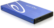 Delock külső 2.5" IDE HDD ház, USB 2.0, Kék