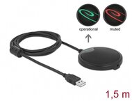 DELOCK kondenzátor Mikrofon USB asztali mindenirányú konferencia