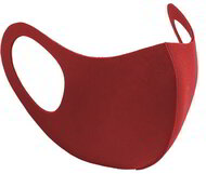 Spandex mosható maszk - Piros
