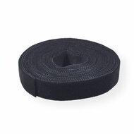 VALUE Kábelkötegelő szalag, fekete, 25m x 1 cm