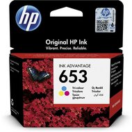 HP Patron No 653 háromszínű tintapatron Ink Advantage 200/oldal