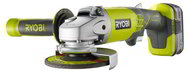 Ryobi 18 V sarokcsiszoló, 115 mm, + 1 x 4,0 Ah akkumulátor, RC18-120 töltő