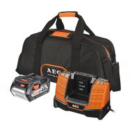 AEG 18 V akkumulátor szett 1 x 18 V 4,0 Ah akku + töltő, táska - SET L1840BL