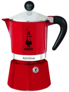 Bialetti Rainbow 6 személyes kotyogós kávéfőző piros (4963)