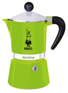 Bialetti Rainbow 3 személyes kotyogós kávéfőző zöld (4972)
