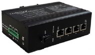 LinkEasy ipari PoE switch,1xGE SFP+4x10/100/1000T 802.3af/at,duál 48V DC bemenet