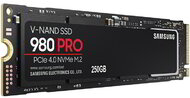 Samsung 250GB 980 Pro NVMe 1.3c Gen4 x4 M.2 2280 SSD r: 6400MB/s w:2700MB/s - MZ-V8P250BW