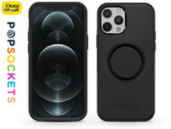Apple iPhone 12/12 Pro védőtok - OtterBox Symmetry Popsockets - black