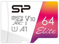 Silicon Power 64GB Elite Micro SDXC UHS-I A1 V10 - SP064GBSTXBV1V20SP