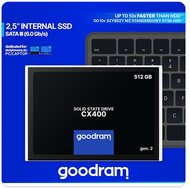 Goodram 512GB CX400 SATA3 SSD 2.5" - SSDPR-CX400-512-G2