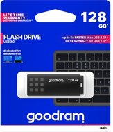 GOODRAM Pendrive 128GB, UME3 USB 3.0, Fekete