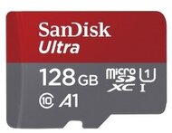 SanDisk 128GB MicroSD ULTRA ANDROID KÁRTYA 120MB/s, A1, Class 10, UHS-I