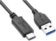 Goobay 67999 USB3.1 Type-C M - USB3.0 M Adatkábel 0.5m Fekete