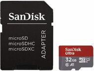 SanDisk 32GB microSDHC ULTRA 120MB/s A1 Cl.10 UHS-I + ADAPTER - SDSQUA4-032G-GN6IA