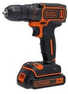 Black and Decker BDCDC18BAFC-QW FÚRÓ/CSAVAROZÓ 2 AKKU + 80 TARTOZÉK + KOFFER