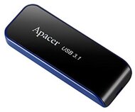 APACER Pendrive 64GB AH356 USB 3.0, Fekete