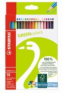 Stabilo Greencolors 18db-os vegyes színű színes ceruza