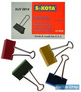 Sakota 51mm 12db/csomag színes iratcsipesz