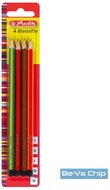 Herlitz H, HB, B, 2B 4db-os ceruza