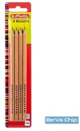 Herlitz HB natúrfa 4db-os ceruza