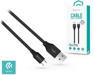 USB - USB Type-C adat- és töltőkábel 1 m-es vezetékkel - Devia Gracious USB Type-C Cable Fast Charge - 5V/2.4A - black