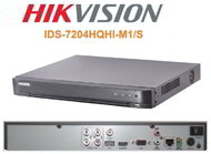 Hikvision DVR rögzítő - iDS-7204HQHI-M1/S (4 port, 4MP lite/60fps, 2MP/60fps, H265+, 1x Sata)