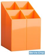 ICO Design szögletes narancssárga írószertartó