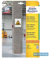 Avery L7871-20 25,4x10mm szuper tapadású 3780db-os etikett