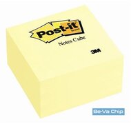 Post-it 76x76mm 450 lapos öntapadós sárga kockatömb