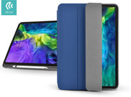 Apple iPad Pro 11 (2020) védőtok (Smart Case) Apple Pencil tartóval - Devia Leather Case - blue