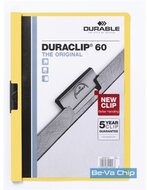 Durable Duraclip A4 60lapos sárga clip-mappa