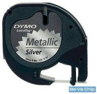 Dymo LT 4m fém ezüst feliratozógép szalag