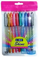 Linc Shine Glitter 10db-os vegyes színű zseléstoll