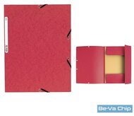 Exacompta A4 piros gumis mappa karton