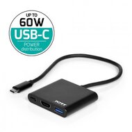 Port Designs dokkoló, USB-C mini dokkoló USB-C/HDMI/USB