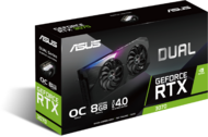 Asus GeForce V2 RTX 3070 8GB GDDR6 LHR Dual OC Edition 2xHDMI 3xDP - DUAL-RTX3070-O8G-V2