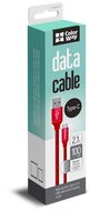 COLORWAY Kábel USB - Type-C 2,1 A, 1 m, piros (CW-CBUC003-RD)