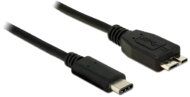 DeLock USB 3.1 Type-C M - Micro USB-B M Adatkábel 1m Fekete