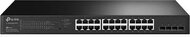 TP-LINK Switch 24x1000Mbps (24xPOE+) + 4x10G SFP+ + 2 konzol port, Menedzselhető, TL-SG3428XMP