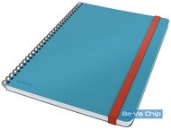 Leitz COSY Soft touch B5 nyugodt kék vonalas spirálfüzet
