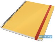 Leitz COSY Soft touch B5 meleg sárga vonalas spirálfüzet