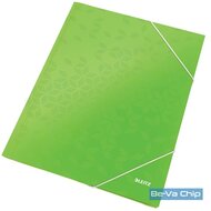 Leitz Wow A4 karton zöld gumis mappa