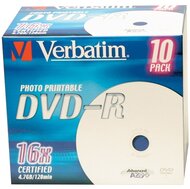 VERBATIM DVD-R 4.7Gb nyomtatható, normál tokban