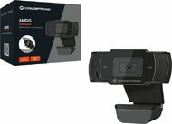 Conceptronic Webkamera - AMDIS03B (1280x720 képpont, 30 FPS, USB 2.0, univerzális csipesz, mikrofon)