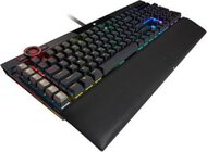 CORSAIR K100 RGB Optical Mechanical Gaming Keyboard Backlit RGB LED CORSAIR OPX RAPIDFIRE Black PBT Keycaps