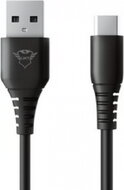 Trust Kábel - GXT 226 Play & Charge (PS5 kontroller töltő/adat kábel; 3m; 15W (5V/3A) ; fekete)
