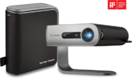 ViewSonic Projektor WVGA - M1+ (LED, 300LL, 3D, HDMIx1, USB-C, mSD,BT, WIFI, 3Wx2 Harman, 4000mAh, ,30 000h)