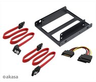 Akasa - 2.5" SSD & HDD Adapter with SATA Cables - AK-HDA-11