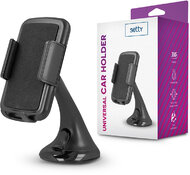 Setty univerzális PDA/GSM autós tartó - Setty U16 Universal Car Holder - fekete