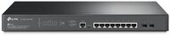 TP-LINK Switch 8x2500Mbps (8xPOE+) + 2x10G SFP+ + 1 konzol port + 1 USB, Menedzselhető, TL-SG3210XHP-M2